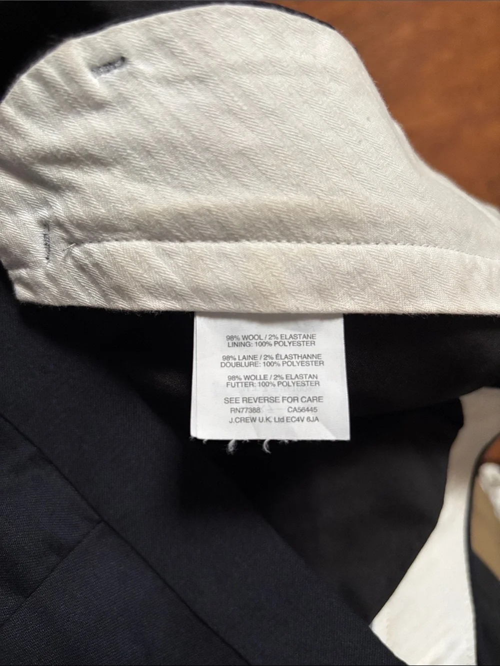 J. Crew Ludlow Slim Midnite Blue Dress Pants